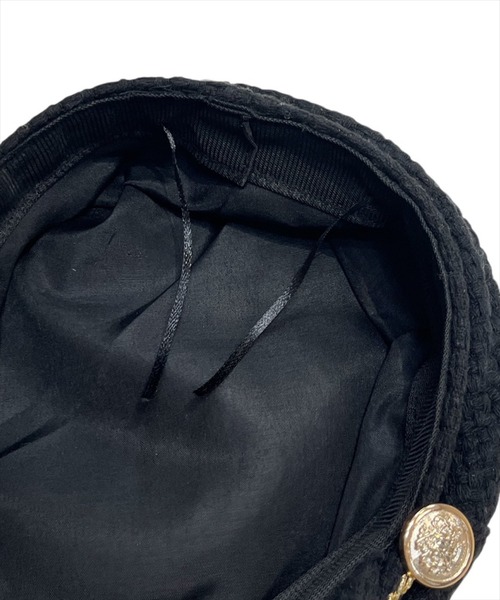 WILLSELECTION（ウィルセレクション）の「ゴールドチェーンキャスケット（キャスケット・レディース・オフホワイト/ブラック・FREE）」の12枚目の写真