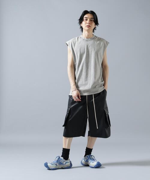 DANKE SCHON（ダンケシェーン）の「【WEB&DEPOT限定】DankeSchon/ダンケシェーン/CHEMICAL NOSLEEVES（Tシャツ/カットソー・レディース・グレー/ブラック・M/L/S）」の15枚目の写真