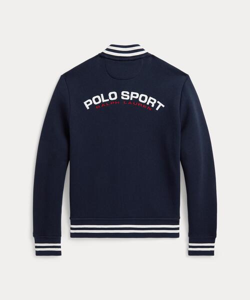 POLO RALPH LAUREN CHILDRENSWEAR（ポロ ラルフ ローレン チルドレンズウェア）の「Polo Sport フリース ベースボール ジャケット（スタジャン・キッズ・ネイビー系1・L/M）」の5枚目の写真