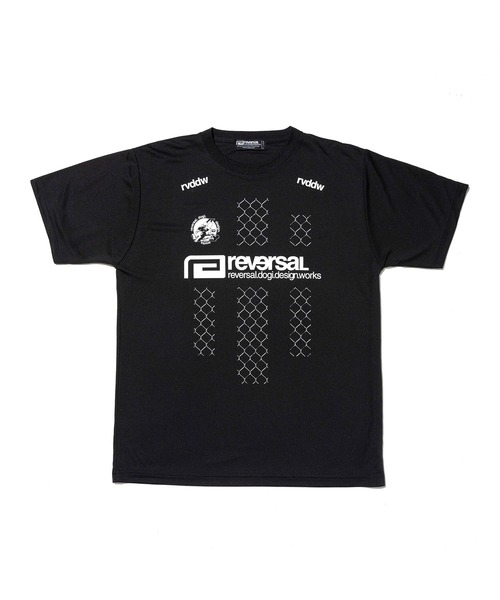 reversal.dogi.design.works(リバーサル・ドーギ・デザイン・ワークス)の「<reversal/リバーサル>CAGE LINE DRY TEE(Tシャツ/カットソー・メンズ・ホワイト/ブラック/ブルー・XX-LARGE/X-LARGE/LARGE/MEDIUM)」の2枚目の写真