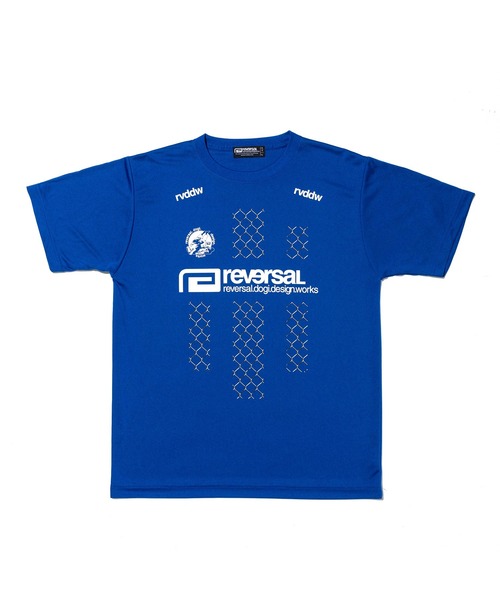 reversal.dogi.design.works(リバーサル・ドーギ・デザイン・ワークス)の「<reversal/リバーサル>CAGE LINE DRY TEE(Tシャツ/カットソー・メンズ・ホワイト/ブラック/ブルー・XX-LARGE/X-LARGE/LARGE/MEDIUM)」の6枚目の写真