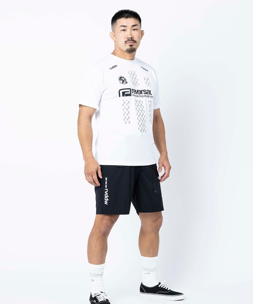 reversal.dogi.design.works(リバーサル・ドーギ・デザイン・ワークス)の「<reversal/リバーサル>CAGE LINE DRY TEE(Tシャツ/カットソー・メンズ・ホワイト/ブラック/ブルー・XX-LARGE/X-LARGE/LARGE/MEDIUM)」の10枚目の写真