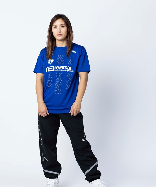 reversal.dogi.design.works(リバーサル・ドーギ・デザイン・ワークス)の「<reversal/リバーサル>CAGE LINE DRY TEE(Tシャツ/カットソー・メンズ・ホワイト/ブラック/ブルー・XX-LARGE/X-LARGE/LARGE/MEDIUM)」の13枚目の写真