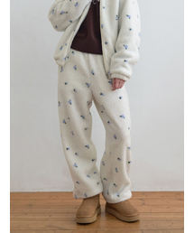 Blossom Fleece Pants Ivory