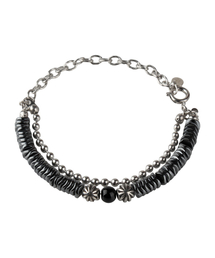 RSSC（アールエスエスシー）の「CHAIN LAYERED BEADS BRACELET - BLACK（ブレスレット）」
