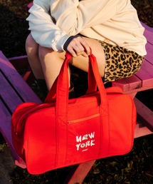 ERER（エルエル）の「Embroidered New York Sporty bag Red（ボストンバッグ）」