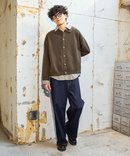 niko and...（ニコアンド）の「COOLMAX ライトデニムバギーワイドパンツ [niko and ...JEANS] LIGHT WIDE 5POCKET DENIM（デニムパンツ・メンズ・ライトブルー/インディゴブルー・MEDIUM/LARGE）」の9枚目の写真
