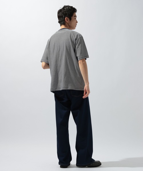 niko and...（ニコアンド）の「COOLMAX ライトデニムバギーワイドパンツ [niko and ...JEANS] LIGHT WIDE 5POCKET DENIM（デニムパンツ・メンズ・ライトブルー/インディゴブルー・MEDIUM/LARGE）」の18枚目の写真