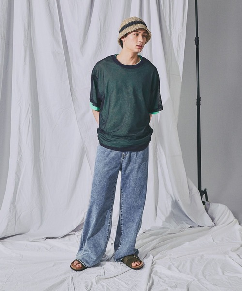 LIGHT WIDE 5POCKET DENIM [niko and JEANS]（デニムパンツ）｜niko