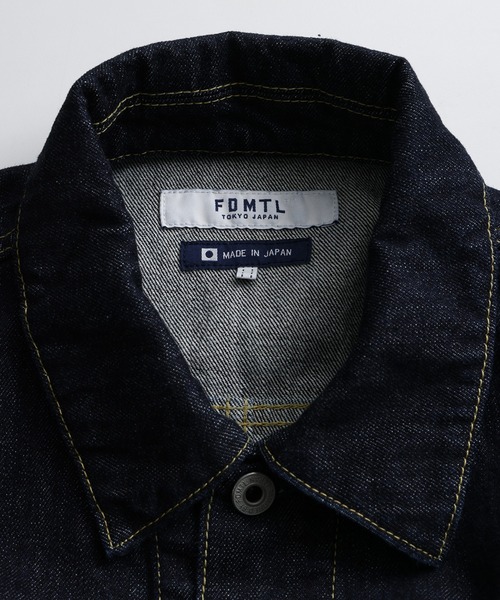 FDMTL（ファンダメンタル）の「FDMTL/ファンダメンタル/PLEATS DENIM JACKET RINSE（デニムジャケット・メンズ・インディゴブルー・4/3/2）」の4枚目の写真