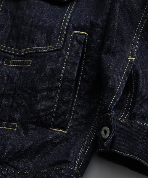 FDMTL（ファンダメンタル）の「FDMTL/ファンダメンタル/PLEATS DENIM JACKET RINSE（デニムジャケット・メンズ・インディゴブルー・4/3/2）」の7枚目の写真