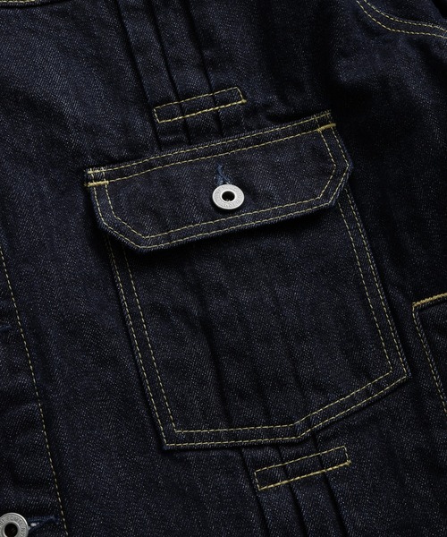 FDMTL（ファンダメンタル）の「FDMTL/ファンダメンタル/PLEATS DENIM JACKET RINSE（デニムジャケット・メンズ・インディゴブルー・4/3/2）」の10枚目の写真