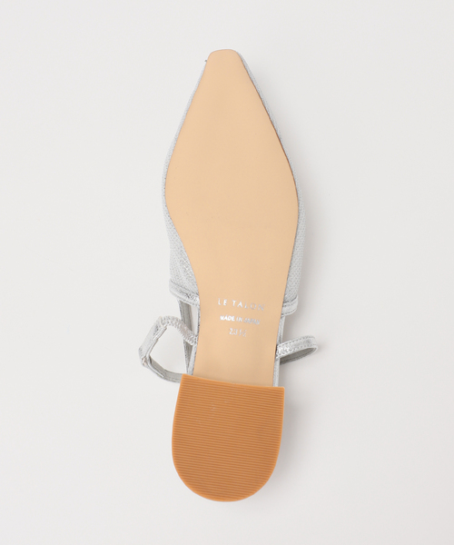 LE TALON(ルタロン)の「《追加2》シアーストラップスリングバック(その他シューズ・レディース・シルバー/キャメル/ブラック×ブラック・25cm/24cm/23cm/22cm/24.5cm/23.5cm/22.5cm/25.5cm)」の6枚目の写真