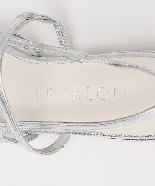 LE TALON(ルタロン)の「《追加2》シアーストラップスリングバック(その他シューズ・レディース・シルバー/キャメル/ブラック×ブラック・25cm/24cm/23cm/22cm/24.5cm/23.5cm/22.5cm/25.5cm)」の7枚目の写真