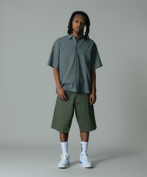 XLARGE（エクストララージ）の「PLAID S/S SHIRT（シャツ/ブラウス・メンズ・ベージュ/ブラック/オリーブ・XL/L/M/S）」の7枚目の写真