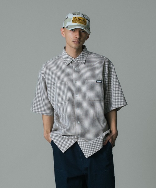 XLARGE（エクストララージ）の「PLAID S/S SHIRT（シャツ/ブラウス・メンズ・ベージュ/ブラック/オリーブ・XL/L/M/S）」の8枚目の写真