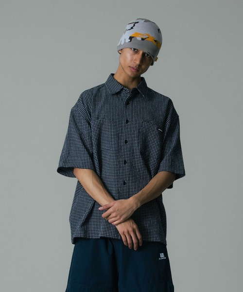 XLARGE（エクストララージ）の「PLAID S/S SHIRT（シャツ/ブラウス・メンズ・ベージュ/ブラック/オリーブ・XL/L/M/S）」の9枚目の写真