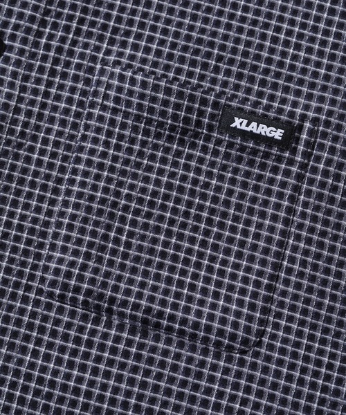 XLARGE（エクストララージ）の「PLAID S/S SHIRT（シャツ/ブラウス・メンズ・ベージュ/ブラック/オリーブ・XL/L/M/S）」の5枚目の写真