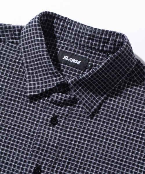 XLARGE（エクストララージ）の「PLAID S/S SHIRT（シャツ/ブラウス・メンズ・ベージュ/ブラック/オリーブ・XL/L/M/S）」の6枚目の写真