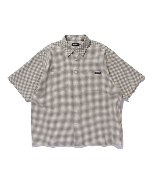 XLARGE（エクストララージ）の「PLAID S/S SHIRT（シャツ/ブラウス・メンズ・ベージュ/ブラック/オリーブ・XL/L/M/S）」の14枚目の写真