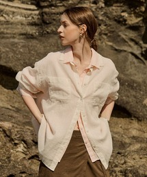 BAYFLOW（ベイフロー）の「[ふんわり柔らかな肌当たり]リネンシャツ（シャツ/ブラウス）」