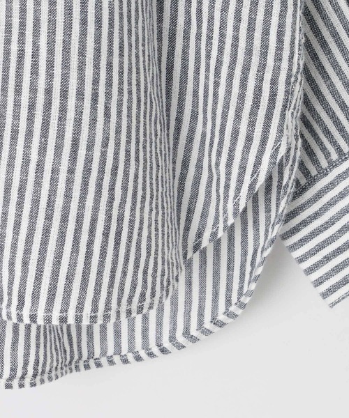 BAYFLOW（ベイフロー）の「[ふんわり柔らかな肌当たり]リネンシャツ（シャツ/ブラウス・レディース・ネイビー/ブラウン/ピンク/オフホワイト/イエロー・MEDIUM/SMALL）」の22枚目の写真