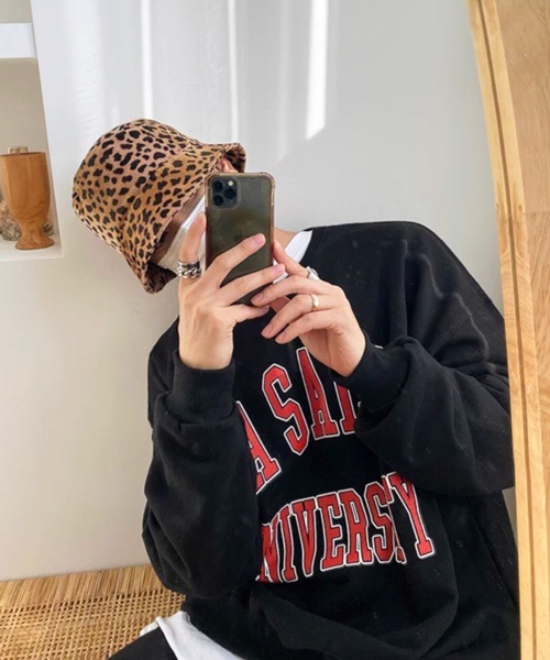 NOWLE（ノウル）の「【NOWLE】LA SALLE UNIVERSITY アーチロゴ カレッジプリント クルーネック スウェット（スウェット・メンズ・ワインレッド/ブラック・X-LARGE/LARGE/MEDIUM/SMALL）」の7枚目の写真