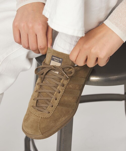 adidas Originals(アディダスオリジナルス)の「<adidas Originals>タバコ スニーカー / Tobacco(スニーカー・レディース・ネイビー/ブラウン系・25cm/24.5cm/23.5cm/24cm/22.5cm/23cm)」の4枚目の写真
