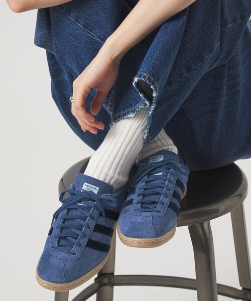 adidas Originals(アディダスオリジナルス)の「<adidas Originals>タバコ スニーカー / Tobacco(スニーカー・レディース・ネイビー/ブラウン系・25cm/24.5cm/23.5cm/24cm/22.5cm/23cm)」の5枚目の写真