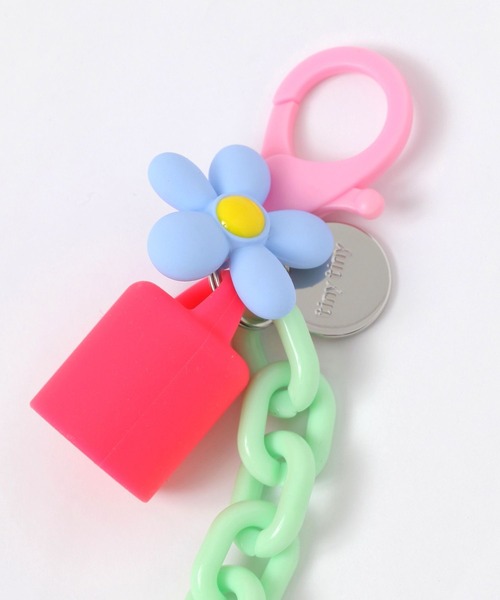 tiny tiny（ティニーティニー）の「シリコンリップケース[tiny tiny(ティニーティニー)]（チャーム・レディース・ライトピンク/グリーン/ピンク・0）」の7枚目の写真