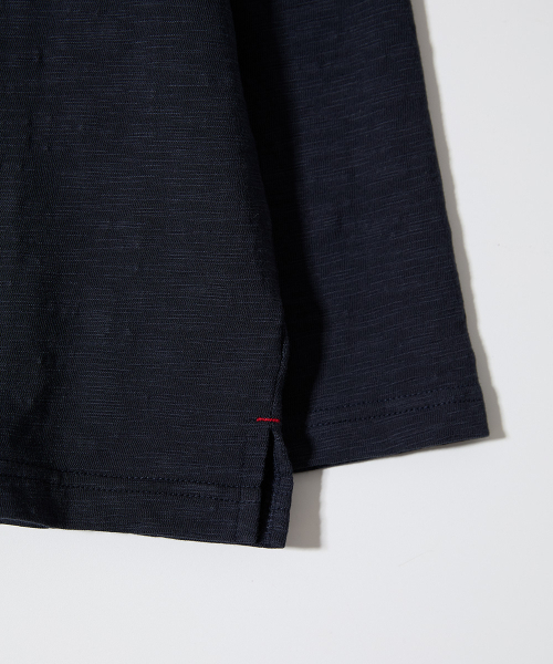 HORLISUN（ホーリーサン）の「Lawrence Slub Pocket T-shirt Navy（Tシャツ/カットソー・メンズ・その他・SMALL/MEDIUM/LARGE）」の4枚目の写真
