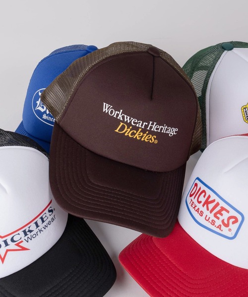 Dickies(ディッキーズ)の「【73】【Dickies/ディッキーズ】ブランドロゴ アソート メッシュキャップ(キャップ・メンズ・ブラック系1/ブルー/ブラック系4/ブラック系2/ブラック系6/ブラック系5/ネイビー/ブラック系/レッド/グリーン/ブラウン/ブラック系3・FREE)」の9枚目の写真