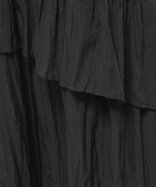 niko and...（ニコアンド）の「ワッシャーティアードスカート（スカート・レディース・カーキ/ブラック/アイボリー・FREE）」の20枚目の写真