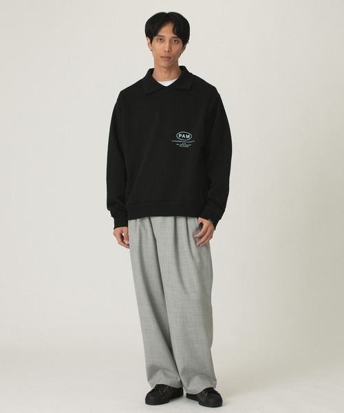 styles(スタイルス)の「PERKS AND MINI BETWEEN CHAOS COLLARED SWEAT 3850(スウェット・メンズ・ブラック・M/L)」の12枚目の写真