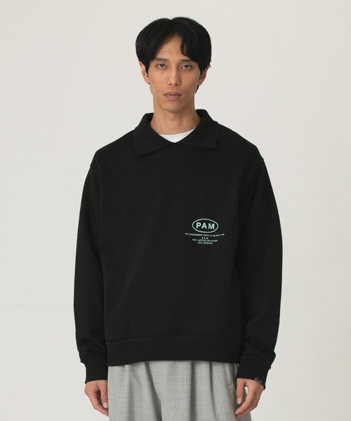 styles(スタイルス)の「PERKS AND MINI BETWEEN CHAOS COLLARED SWEAT 3850(スウェット・メンズ・ブラック・M/L)」の2枚目の写真