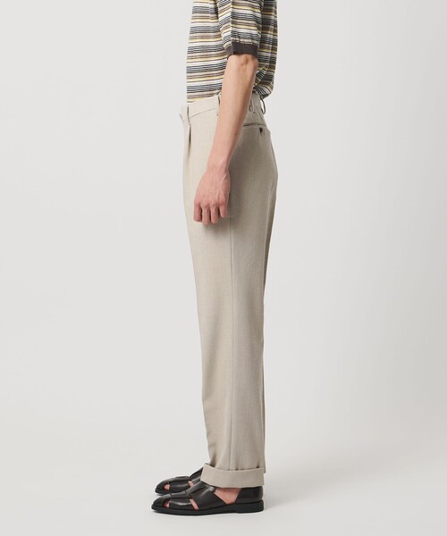 UNITED ARROWS（ユナイテッドアローズ）の「ポプリン 1プリーツ スラックス R-MODEL（セットアップ・メンズ・ベージュ・48/50/46）」の11枚目の写真