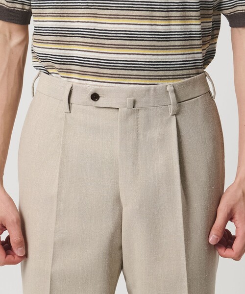 UNITED ARROWS（ユナイテッドアローズ）の「ポプリン 1プリーツ スラックス R-MODEL（セットアップ・メンズ・ベージュ・48/50/46）」の13枚目の写真