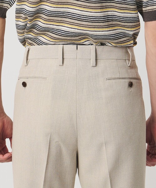 UNITED ARROWS（ユナイテッドアローズ）の「ポプリン 1プリーツ スラックス R-MODEL（セットアップ・メンズ・ベージュ・48/50/46）」の16枚目の写真