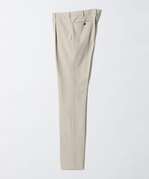 UNITED ARROWS（ユナイテッドアローズ）の「ポプリン 1プリーツ スラックス R-MODEL（セットアップ・メンズ・ベージュ・48/50/46）」の19枚目の写真