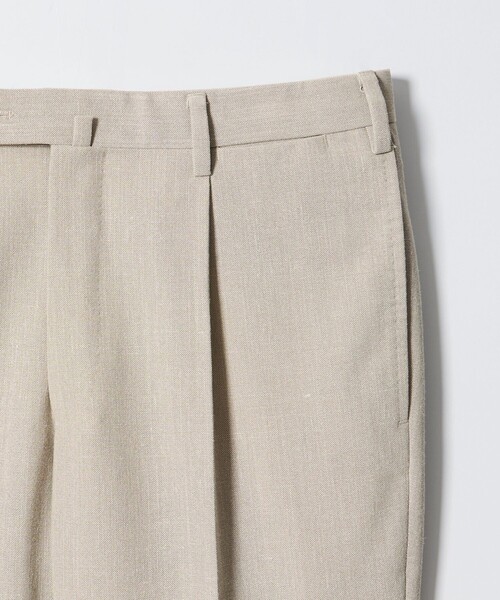 UNITED ARROWS（ユナイテッドアローズ）の「ポプリン 1プリーツ スラックス R-MODEL（セットアップ・メンズ・ベージュ・48/50/46）」の22枚目の写真