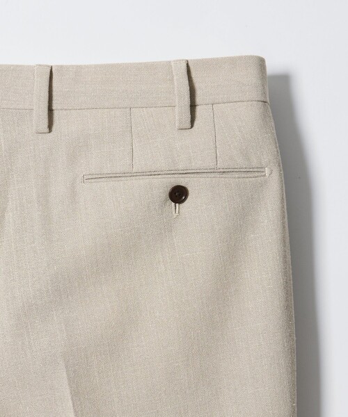 UNITED ARROWS（ユナイテッドアローズ）の「ポプリン 1プリーツ スラックス R-MODEL（セットアップ・メンズ・ベージュ・48/50/46）」の3枚目の写真