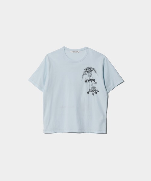 beautiful people(ビューティフルピープル)の「ESL cotton jersey space rover T-shirt(Tシャツ/カットソー・レディース・ブラウン/ブラック/サックスブルー/オフホワイト・38/40)」の4枚目の写真
