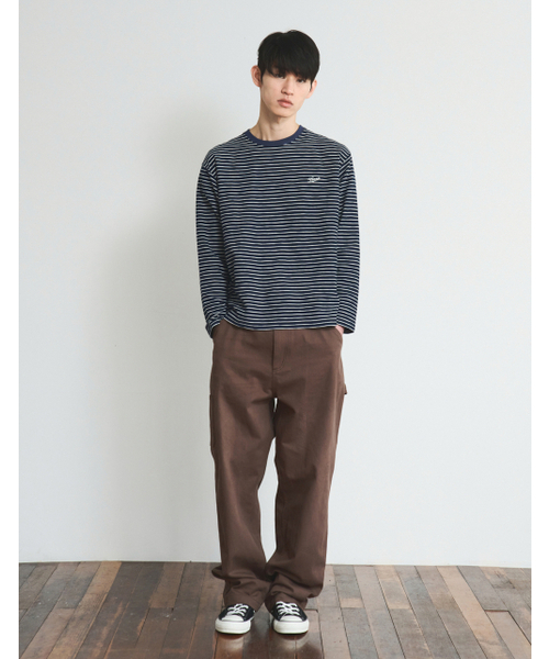 LORES(ロアス)の「Textured Striped L/S Tee - Navy(Tシャツ/カットソー・レディース・その他・SMALL/MEDIUM/LARGE)」の3枚目の写真
