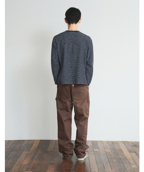LORES(ロアス)の「Textured Striped L/S Tee - Navy(Tシャツ/カットソー・レディース・その他・SMALL/MEDIUM/LARGE)」の6枚目の写真