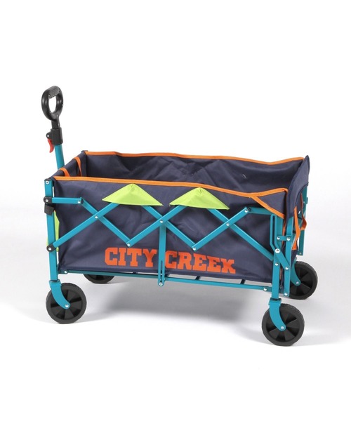 niko and...（ニコアンド）の「【CITY CREEK】キャリーワゴン（アウトドアグッズ・レディース・ネイビー・0）」の2枚目の写真