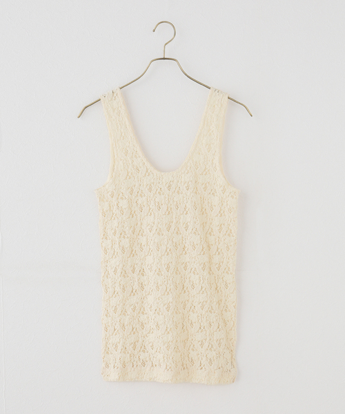 plage（プラージュ）の「stretch lace タンクトップ（タンクトップ・レディース・アイボリー・FREE）」の9枚目の写真