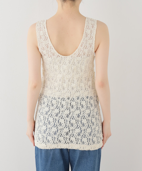 plage（プラージュ）の「stretch lace タンクトップ（タンクトップ・レディース・アイボリー・FREE）」の16枚目の写真