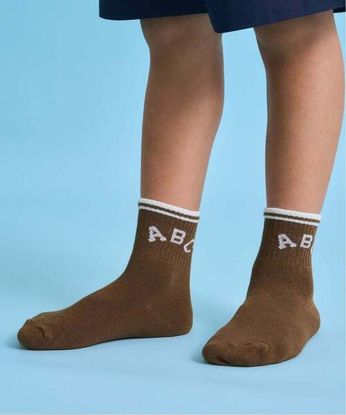 b・ROOM(ビールーム)の「ラインアソートクルーソックス【子供服】【キッズ】【男の子】【女の子】(ソックス/靴下・キッズ・アイボリー/オフホワイト/モカ/ブラウン/ダークブラウン・M/S)」の4枚目の写真