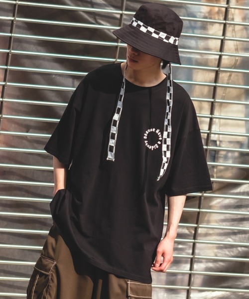 En serio TOKYO(エンソリオトーキョー)の「【SIDEWAYSTANCE】半袖レコードプリントTシャツ SIDE23-130(Tシャツ/カットソー・メンズ・ブラック/カーキ/ホワイト・SMALL/MEDIUM/LARGE/X-LARGE)」の15枚目の写真