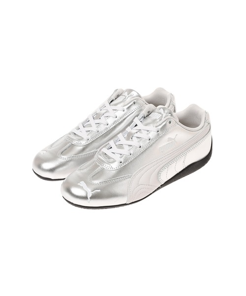 PUMA(プーマ)の「SPEEDCAT SILVER WNS 406881-01(スニーカー・メンズ・シルバー・25cm/23cm/24.5cm/23.5cm/24cm)」の2枚目の写真